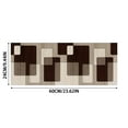 thumbnail image 3 of TIELUTT Modern Geometric Abstract Long Flannel Carpet for Living Room Bedroom Bathroom Door Soft Rug Rugs for Decorative Blanket for Bed Mini Throw Blanket Small Room Rugs for Bedroom Rugs for Room, 3 of 6
