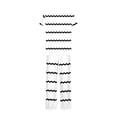 thumbnail image 3 of Xfvqtps Striped Scrub Set for Women V-Neck Stretch Scrub Top and Elastic Waist Scrub Pants Short Sleeve Protective Suit Set Working Uniforms with Pockets White, 3 of 3