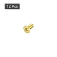 thumbnail image 3 of Flat Head Socket Cap Screws, M2.5-0.45x6mm Brass Inner Hex Drive Fasteners Bolts 12Pack, 3 of 6