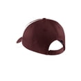 thumbnail image 3 of Mafoose Men's Dry Zone Nylon Colorblock Cap Maroon/White, 3 of 4