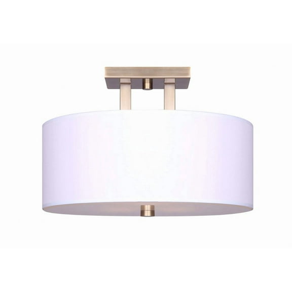 ISF578A03GD-Canarm Inc-River - 3 Light Semi-Flush Mount-10 Inches Tall and 13.75 Inches Wide