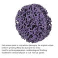 thumbnail image 3 of 5pcs 2inch 50mm Poly Strip Disc Roll Lock Grinding Wheel Rust Paint Remover Purple, 3 of 7