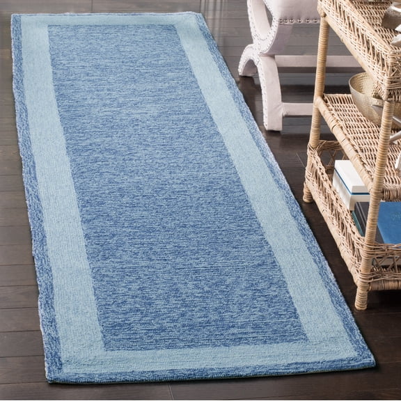 Safavieh Easy Care Jane Solid Runner Rug, Blue, 2'6" x 8'