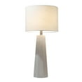 thumbnail image 2 of Elegant Designs Concrete Table Lamp with Fabric Shade, 2 of 7