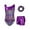A-Purple 01, variant on Gymnastics Leotards for Girls,Kids Glitter Stars Dance Unitards Biketards with Shorts,Y-Neck
