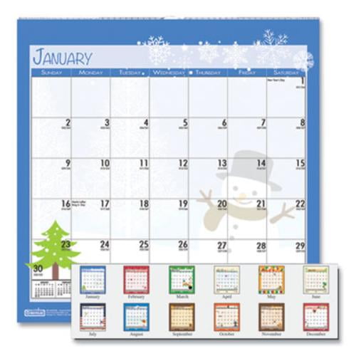 House Of Doolittle 338 100% Recycled Seasonal Wall Calendar, 12 X 12, 2022 - Walmart.com