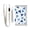 Different Size Trian, variant on JIALIOU Nylon Trifold Card Wallet with ID Window Zipper Pocket for Men Women Teen White Flying Birds