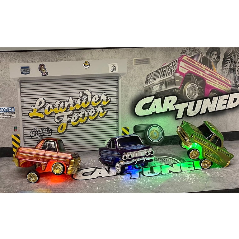 Car Tuned シリーズ2 ローライダー 8台コンプリート セット CarTuned Lowriders Show Glow Series 2 Set of 8 Diecast Models