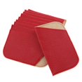 thumbnail image 1 of Estuche para gafas de sol para hombre y mujer, 10 unidades, suave, con cierre deslizante, ideal para viajes, camping y hogar. rojo, 1 of 9