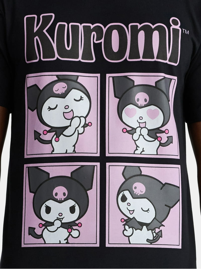 Kuromi Men's Graphic Tees, Sizes M-XL - Walmart.com