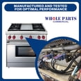 thumbnail image 5 of Whole Parts Range Oven Top Burner Electrode Kit (Including Electrode Ignitor and 5 Wires) Part# 814883 - Replacement and Compatible with Some Wolf Ranges or Ovens, 5 of 7