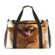 thumbnail image 1 of Disketp Happy Fluffy Running Dog Bolsa de Viaje Tipo Duffle, Bolso de Mano para Fin de Semana para Mujer, Bolsa de Gimnasio Ligera para Hombre, Esencial para Viajes, 1 of 7