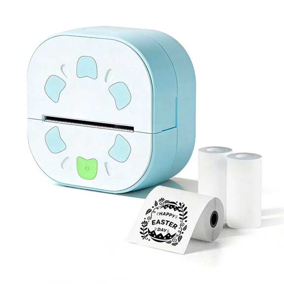 LAPTOM MAX Wireless Mini Portable Inkless Thermal Printer & Label Maker, Bluetooth Sticker Printer for Android & iOS, DIY, Gift