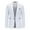 White, variant on Hontri Men's Blazers & Suit Jackets Mens Suit Slim Fit One Button Solid Tuxedo Acket Business Suits Wedding Party Homecoming Suits for Men Sky Blue M