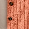 thumbnail image 6 of XXWXYD Kids Girls Hoodie Down Jacket Coat Winter Plush Warm Zipper Up Windproof Pocket Solid Color Long Sleeve Outerwear Parka Thermal Insulated Cold Weather, 6 of 6