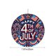 thumbnail image 3 of Independence Day America Wooden Hanging Decoration Patriotic Round Wall Decor For Home And Porch Festival Celebration Hanging Board Decoration, 3 of 6