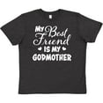 thumbnail image 3 of Inktastic My Best Friend is My Godmother with Hearts Youth T-Shirt, 3 of 5