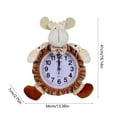 thumbnail image 3 of YANHAIGONG Christmas Decorations Indoor,Christmas Table Decorations Signs,Christmas Table Centerpiece for Dining Table,Alarm Clocks Christmas Alarm Clock Christmas Eve Doll Clock Decoration Clock, 3 of 6