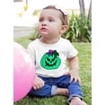 thumbnail image 2 of Green Wicked Pumpkin T-Shirt Infant -Rose Khan Designs,  6 Months, 2 of 4