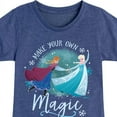 thumbnail image 3 of Frozen - Winter - Make Your Own Magic - Toddler & Youth Girls Short Sleeve Graphic T-Shirt, 3 of 5