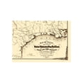 thumbnail image 2 of Railroad Map - Sabine and Galveston Bay Railroad - Gentry 1859 - Vintage Wall Art, 2 of 4