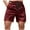 Wine, variant on Stamzod Men Short Fashion Solid Color Summer Elastic Waist Drawstring Shorts Casual Loose Plus Size Athletic Shorts for Men with Pocket Black E M