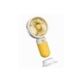 thumbnail image 4 of Volra Clearance Mini Portable Handheld Fan, Cute Design Fruits Personal Desk Fan with Phone Holder Base, Lightweight USB Rechargeable Fan for Stylish Girl Women Travel Indoor Outdoor, Yellow, 4 of 8
