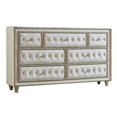 thumbnail image 5 of Antonella 4-piece Eastern King Bedroom Set Ivory, 5 of 7