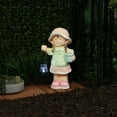 thumbnail image 5 of Alpine Corporation Solar Girl Statue Holding Lantern with LED Light, 5 of 12