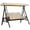 Beige, variant on Outsunny 3 Seater Porch Swing Heavy Duty Outdoor Swing Chair, Brown