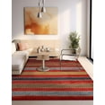 thumbnail image 4 of Unique Loom Fars Collection Area Rug - Monterey (8' Square Multi/Rust Red), 4 of 7