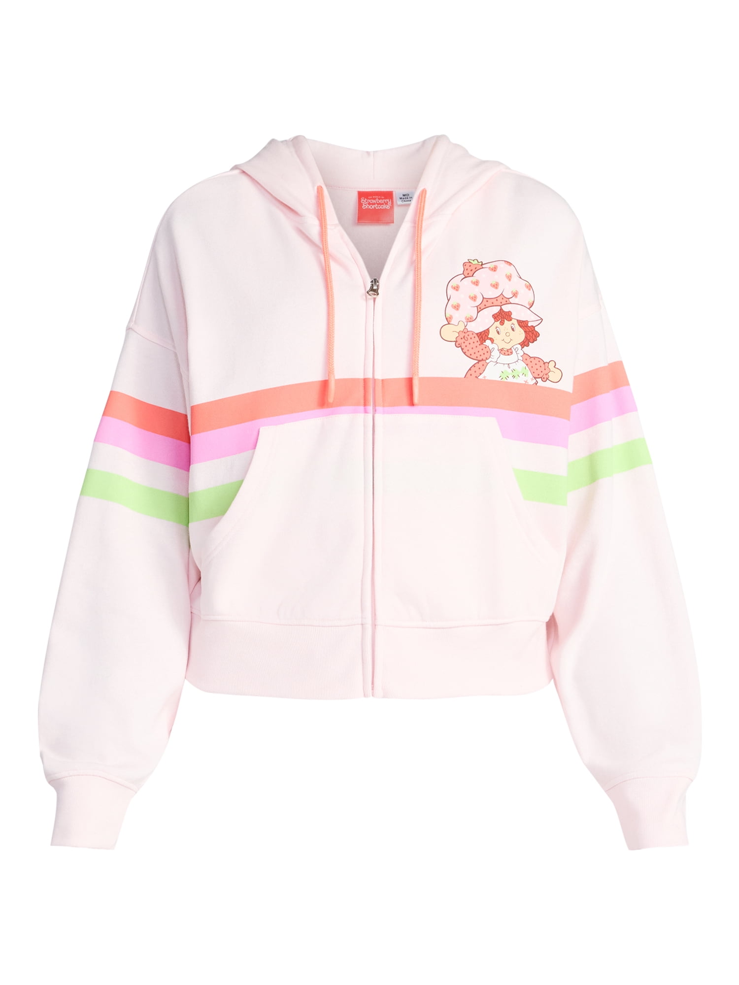 Strawberry Shortcake, Junior's Graphic Zip Hoodie, Sizes XXS-XXL