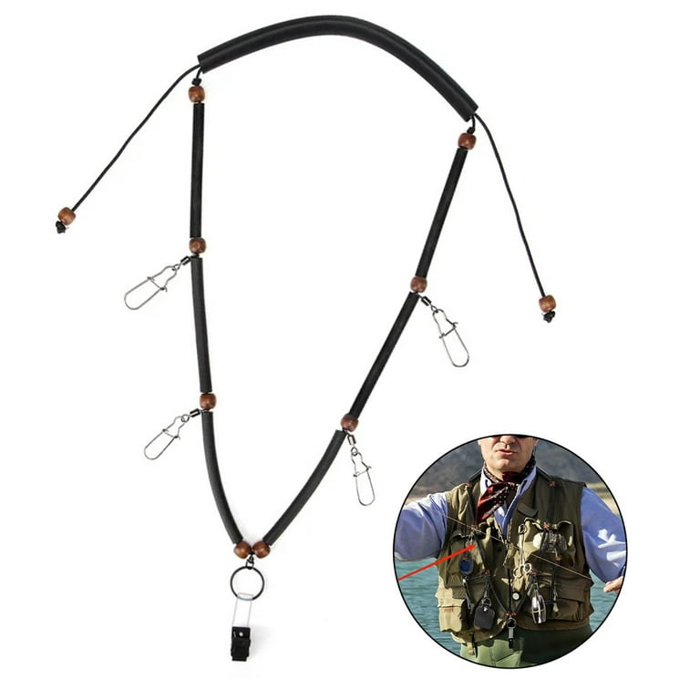 Adjustable Fly Fishing Lanyard Necklace Fly Fishing Tool Holder  Organization 