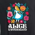 thumbnail image 3 of Alice In Wonderland - Wonderland Flowers - Women's Short Sleeve Graphic T-Shirt, 3 of 5