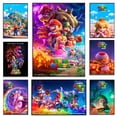 thumbnail image 2 of Póster De Dibujos Animados " Super Mario Brothers " Película De Impresión 2023 Fantasía Animación Arte De Pared Imagen Habitación Decoración Del Hogar Gao Jiahui  unisex, 2 of 2