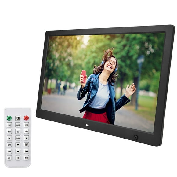 Digital Photo Picture Frame, Electric Digital Picture Frame Wall-Mountable Digital Picture Frame, For Video Play Picture Play White,black