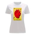 thumbnail image 3 of Playera Blusa El Corazon De La Loteria Mexicana Tradicion Mexicana Color Blanco Talla Grande Marca Emil SaEs, 3 of 4