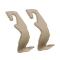 thumbnail image 1 of BESTYASH 2Ud Car Back Headrest Hangers Con Cuero Khaki Y Inoxidable Para Organización De Asiento, 1 of 6