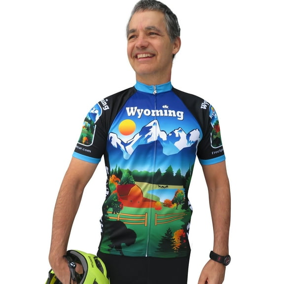 Free Spirit Bike Jerseys Wyoming Cycling Jersey