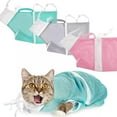 thumbnail image 4 of Clerance! Cat Supplies Washing Bags For Pet Bathing Nail Trimm Bath Cat Mesh Bag, 4 of 7