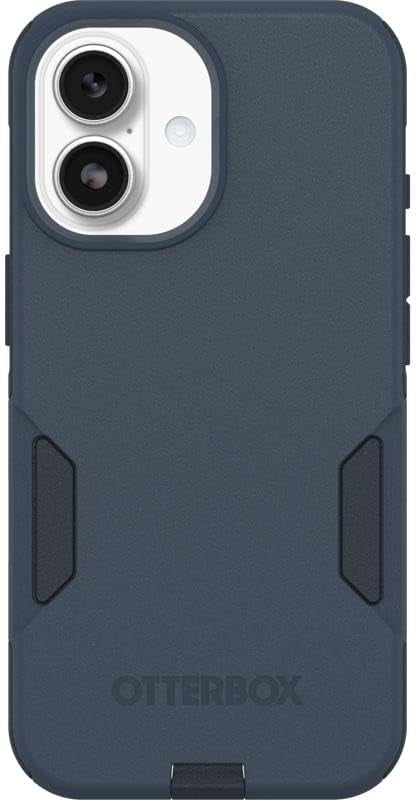 OtterBox iPhone 17 (Only) Bundle: Commuter Series MagSafe Case & Screen Protector - Blue Sentiment - Built-in magnets - Thin & Protective - with Port Protection - Non-Retail Packaging