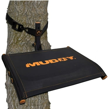 MUDDY ULTRA TREE SEAT, STEEL, FLIP UP FLEX-TEK SEAT, 300LB WEIGHT RATING
