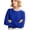 16#Dark Blue, variant on Women's Crewneck Knit Sweater, Long Sleeve Soft Lightweight Pullover, Loose Fit Casual Basic Tops for Fall Spring