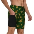 thumbnail image 3 of Haiem Hohey Bee Mens Swim Trunks with Compression Liner 2 in 1 Swimming Shorts Stretch Swimwear Quick Dry,Board Shorts-X-Large, 3 of 9