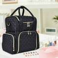 thumbnail image 1 of Organizador de herramientas para uñas, bolsa de almacenamiento desmontable, bolsa de cosméticos portátil duradera, bolsa de maquillaje para esmaltes, 1 of 10