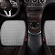 thumbnail image 5 of Cojín de cuero para asiento de coche | Ajuste universal | Toda la temporada | Malla sándwich transpirable | Cubierta completamente cerrada | Soporte cómodo | Artesanía Superior | Azul/Gris |, 5 of 5