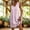 Pink, variant on QUNYINEY Summer Sun Dresses Women Plus Size Striped A Line Mini Sleeveless Tank Dress V Neck Beach Loose Fit Casual with Pockets Dresses