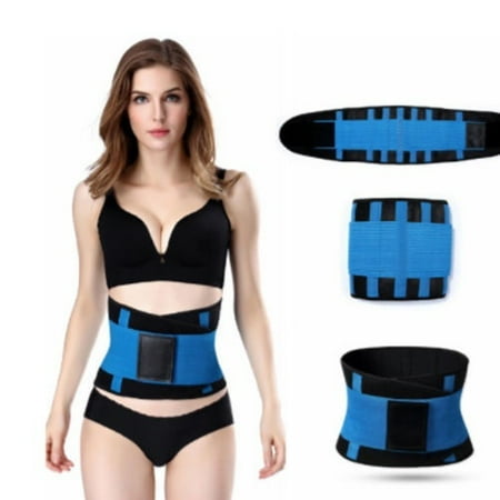 Sauna Slim Belt - Women Hot Sweat Sauna Neoprene Body Shaper Slimming Waist Trainer Slim Belt Gym