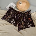 thumbnail image 5 of Spring Floral Pillow Covers 18x18 Pack of 2 Black Botanical Wildflower Herbs Throw Pillow Covers Outdoor,Summer Flower Plant Decorative Pillowcase Farmhouse Linen Cushion Case for Sofa Couch, 5 of 7
