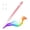 Gradation Pink, variant on MoKo Pencil for iPad (A16) 11th 10th Gen, Stylus Pen for 2018-2025 Apple iPad 11/10/9/8/7/6/A16, Mini 7/6/5, Air M3/M2 11"/13"/5/4/3, Pro M4 13"/12.9"/11" Tilt Sensitivity, USB-C Fast Charging,White